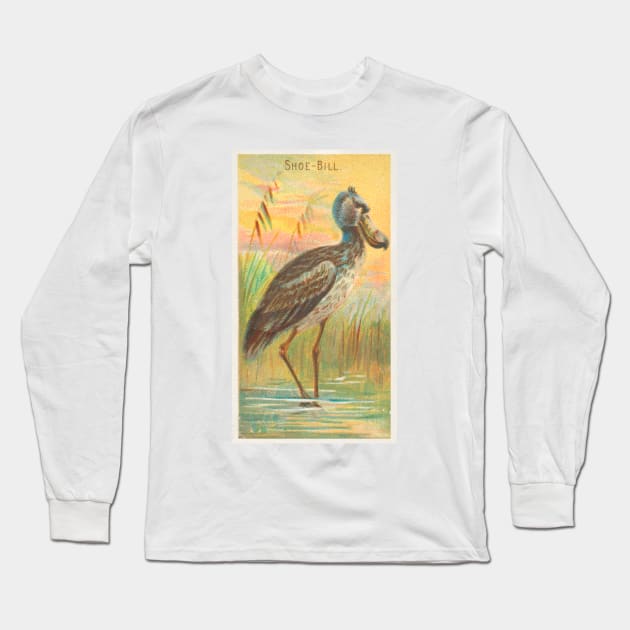 Shoe-Bill Long Sleeve T-Shirt by WAITE-SMITH VINTAGE ART